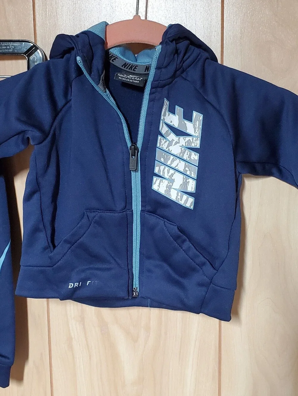 Nike 12M Toddler Boy Blue Dri-FIT Full-Zip Hoodie & Joggers ABSOLUTELY ADORABLE